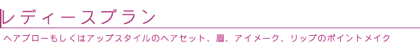 レディースプラン